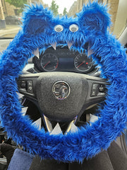 Royal Blue monster steering wheel cover