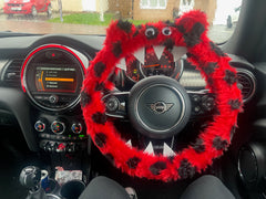 ladybird monster steering wheel cover