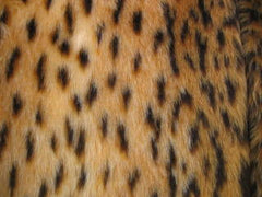 Cheetah print fuzzy car steering wheel cover Poppys Crafts