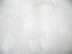 White fuzzy faux fur car steering wheel cover Poppys Crafts