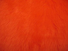 Fuzzy faux fur Orange car seatbelt pads furry and fluffy 1 pair Poppys Crafts