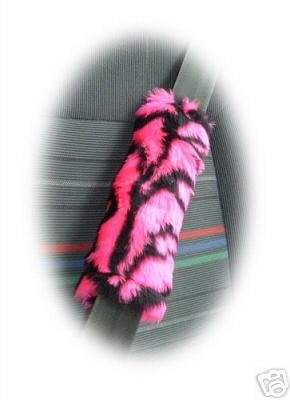 Pink Tiger faux fur single shoulder strap pad