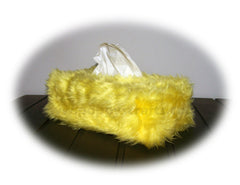 Fluffy faux fur Rectangular Tissue Box Cover choice of colours Poppys Crafts